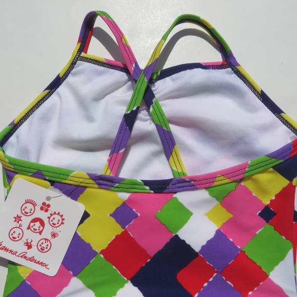 Hanna Andersson Swimsuit One Piece 80 18-24 m Girl - Picture 5 of 8